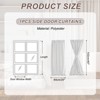 Unique Bargains Blackout Tie Up Pocket Window Door Curtain 1 Panel - 2 of 4