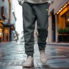 Dalix Alien Embroidered Sweatpant Heavy Weight Fleece Relaxed Fit Lounge Mens - 3 of 4