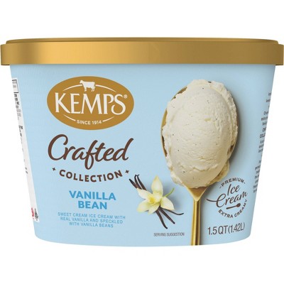 Kemps Crafted Collection Vanilla Bean Ice Cream - 1.5qt