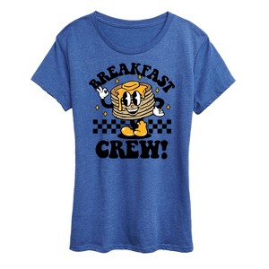 Women's - Instant Message - Valentine's Day Breakfast Crew Short Sleeve Graphic T-Shirt - 1 of 4