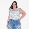 Women's Hello Kitty Graphic Tank Top - Camo - 2 of 3