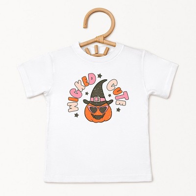 The Juniper Shop Wicked Cute Pumpkin Toddler Short Sleeve Tee
