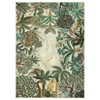 Jungle Rug Washable Area Rugs for Living Room Bedroom Soft Forest Animals Print Rugs - 4 of 4