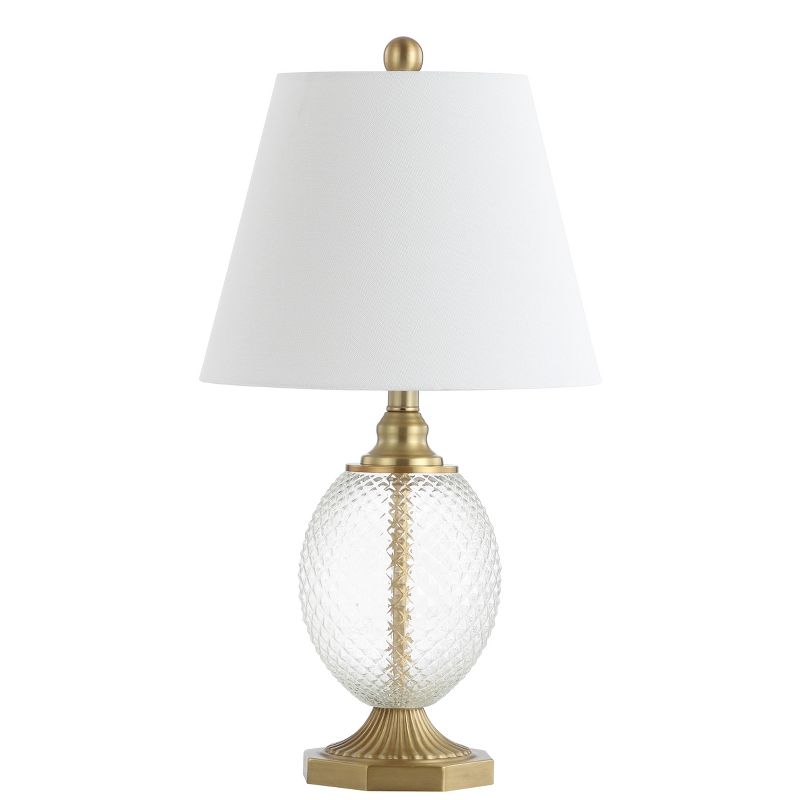 Kaiden Table Lamp - Clear/Brass Gold - Safavieh., 1 of 5