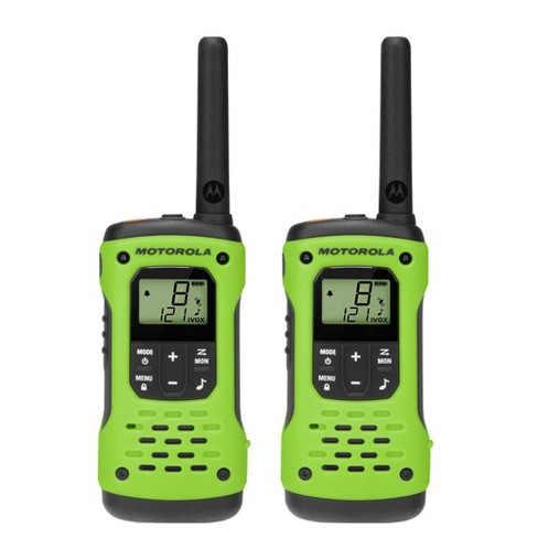 Motorola Solutions Talkabout T600 Two-way Radio, 35 Mile Range, Ip  67-waterproof, Floats, Rechargeable, Green (2-pack) : Target