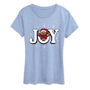 Women's - Instant Message - Joy Teddy Bear Short Sleeve Graphic T-Shirt - 1 of 4