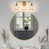 KAISITE 2-Light Modern Bathroom Vanity Light with Globe Glass Shades, Elegant Wall Fixture for Mirror, Sink or Dressing Area - 2 of 4