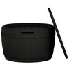 vidaXL 3-in-1 Patio Storage Box Black Polypropylene - 4 of 4