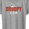 Women's - Peanuts - Snoopy Red Short Sleeve Graphic T-Shirt - 2 of 4