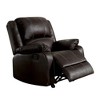 Lyngins Modern Synthetic Leather Recliner Chair with Adjustable Back & Footrest,Armchair Accent Chair for Living Room - 2 of 4