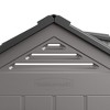 Rubbermaid 7x7 Foot Plastic Backyard Outdoor Storage Shed with 180 Degree Doors, Enhanced Airflow Ventilation, and Simple Installation, Gray - 4 of 4