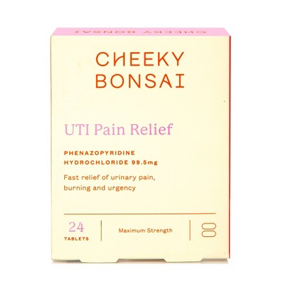 Cheeky Bonsai UTI Pain Relief Tablets - 24ct