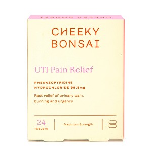 Cheeky Bonsai UTI Pain Relief Tablets - 24ct - 1 of 4