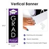 Big Dot of Happiness Purple Graduation Party Door Decoration - Vertical Banner - 3 of 4