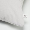 16"x42" Slub Center Stripe Oversized Lumbar Bed Pillow - Hearth & Hand™ with Magnolia - 4 of 4