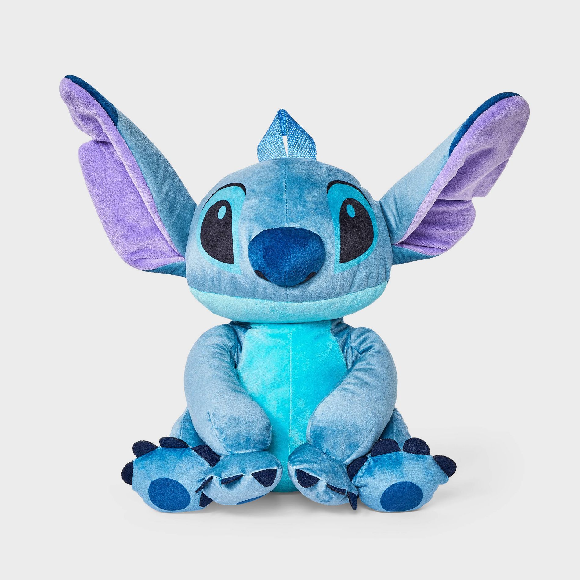 Girls' Lilo & Stitch Plush Backpack - Blue