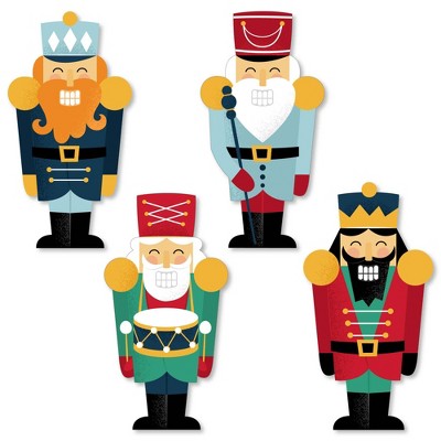 Big Dot of Happiness Christmas Nutcracker - DIY Shaped Holiday Party Cut-Outs - 24 Count