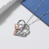 I Love You To The Moon Angel Necklace for Women Sterling Silver Pendant and Chain by Ginger Lyne - 3 of 4