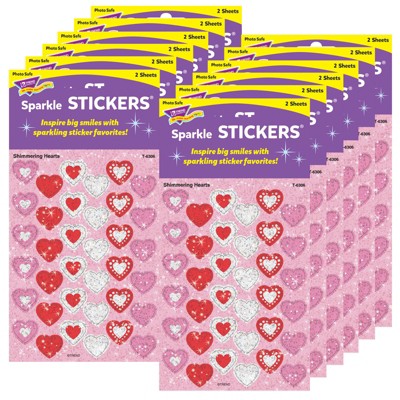 Trend Merry Music Sparkle Stickers , 72 per Pack, 12 Packs