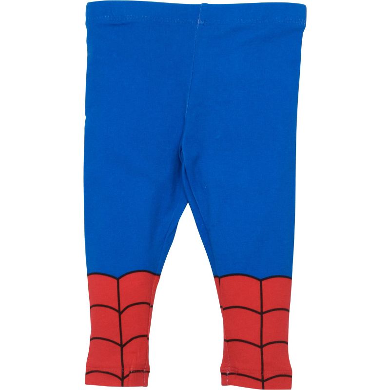 Marvel Spider-Man Tulle Cosplay Dress Leggings and Headband 3 Piece Newborn to Little Kid , 3 of 8