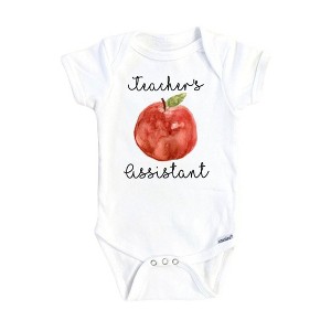 Teacher's Assistant Onesie® Baby Boy Girl Clothes Infant Bodysuit Funny Cute Newborn GS1 - 1 of 3