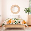 Spring Clementines Cotton Duvet & Sham Set - Deny Designs - image 2 of 3