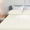 PiccoCasa 110gsm 1 Flat Sheet 1 Fitted Sheet and 2 Pillowcases Bed Sheet Set 4 Pcs - 4 of 4