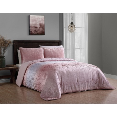 3pc Bradshaw Velvet Comforter Set Geneva Home Fashion Target