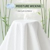 Aoibox King Mattress Protector 100% Waterproof Quilted Deep Pocket 8-21 Noiseless Anti-Slip Breathable Bamboo Rayon Cover - 4 of 4