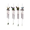 Transpac Resin/Metal Hummingbird Chime Set of 4 Spring Home Decorations - 2 of 3