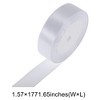 Unique Bargains Ribbons for Crafts Satin Decorative Multipurpose for Gift Wedding and Hair Accessories Polyester 866.14"x0.98" 1 Pc - 3 of 4
