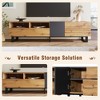 TV Stand For 80 Inch TV, Media Console Table With Storage Drawers Doors, Large Highboy Entertainment Center With Storage Cabinet For Theatre - image 3 of 4