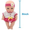New Adventures Love Buckets - Bath Safe 8" Baby Doll Bath Time Playset, 2+ - 2 of 4