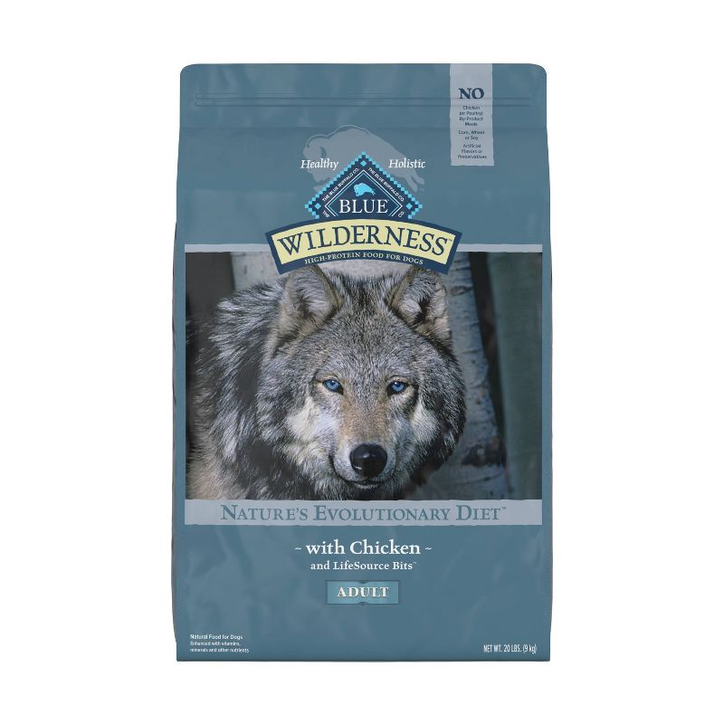 Blue Buffalo Wilderness High Protein Natural Adult Dry Dog Food with Chicken, 1 of 11
