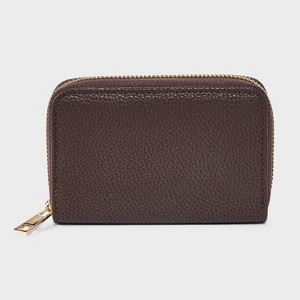 Simple Zip Wallet - A New Day™ Brown : Target