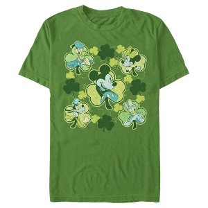 Men's Mickey & Friends Clover Squad T-Shirt - 1 of 4