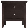 NicBex Classic Nightstand with 2 Drawers End table with Metal Handles Modern Bedside Table for Living Room, Bedroom, Study - 2 of 4