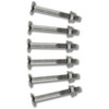 Swim Central Set of 6 HydroTools Stainless Steel Swimming Pool Ladder Bolts 3" - 3 of 4