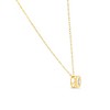 Pompeii3 1/4Ct Diamond Bezel Pendant Solitaire Necklace 14k Yellow Gold Lab Created - 2 of 4