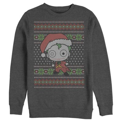 Men's Batman Ugly Christmas Chibi Joker Sweatshirt
