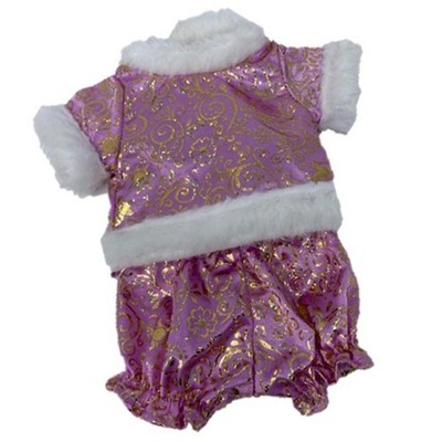 Doll Clothes Superstore Pink Metallic Ice Skating Outfit For Baby Alive And Little Baby Dolls
