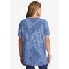 Jessica London Women's Plus Size Stretch Cotton Square Neck Tunic - 3 of 4