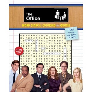 The Office Word Search, Coloring and Quotes - (Coloring Book & Word Search) by  Editors of Thunder Bay Press (Paperback) - 1 of 4