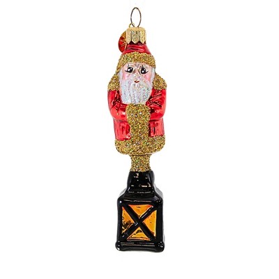 Christopher Radko 5.0 Inch Light Of Cheer Ornament Santa Lantern Tree Ornaments