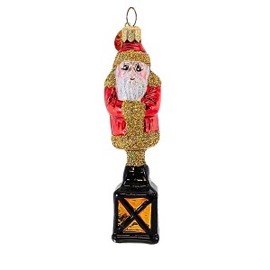Christopher Radko 5.0 Inch Light Of Cheer Ornament Santa Lantern Tree Ornaments - 1 of 3