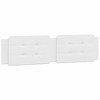 vidaXL Headboard Cushion White 76" Faux Leather - 2 of 4