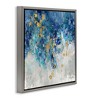 Stupell Industries Abstract Blue Gold Paint Design, 18" x 18" - 3 of 4