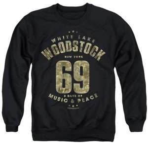 Men's Woodstock White Lake Crewneck Sweatshirt - 1 of 4
