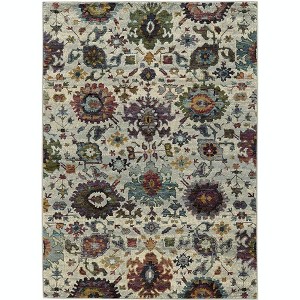Oriental Weavers Andorra 7129A Stone/ Multi Indoor Area Rug - 1'10" x 3'2" - 1 of 4
