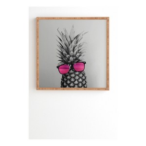 Chelsea Victoria Mrs. Pineapple Framed Wall Art by Deny Designs - 1 of 4